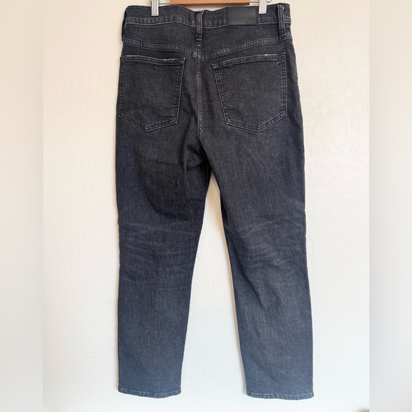 Madewell the perfect vintage crop jean Faded Black Size 28 - Picture 3 of 9